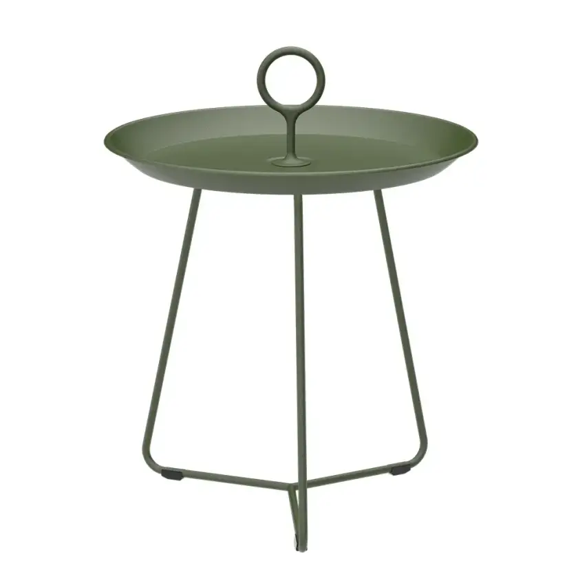 EYELET sidebord Ø45 cm Olive Green
