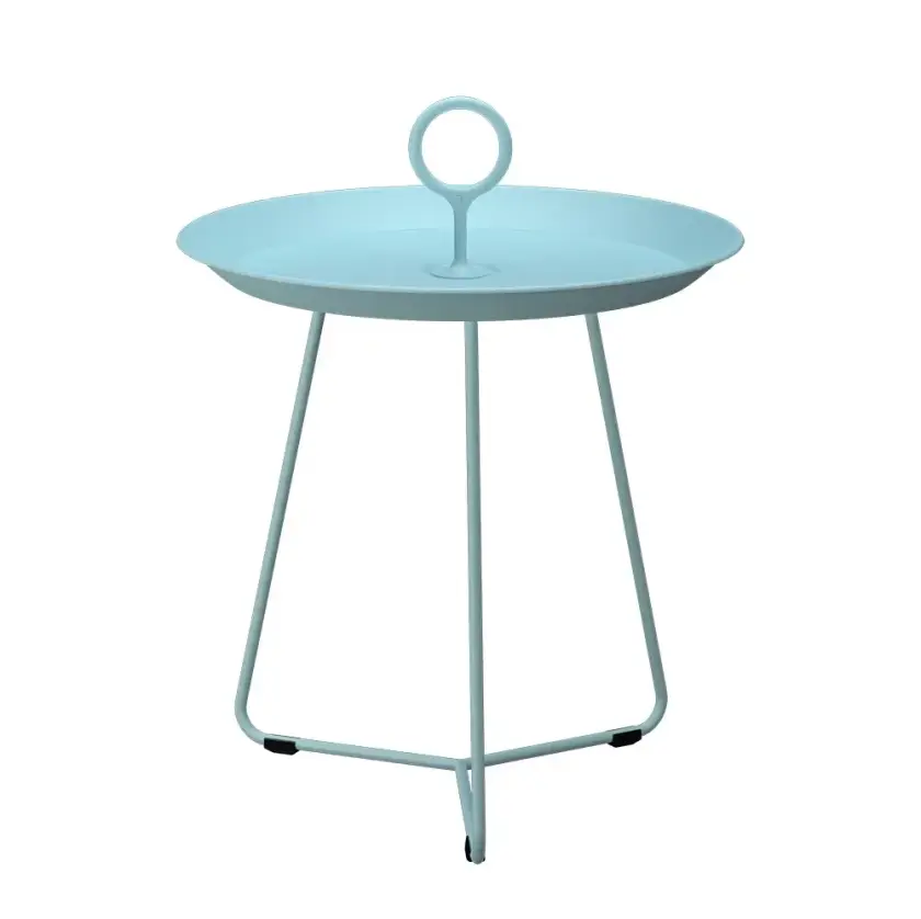 EYELET sidebord Ø45 cm Ice Blue