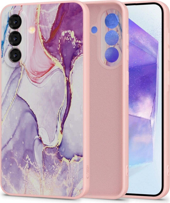 Samsung Galaxy A56 (5G) Tech-Protect Icon Deksel - Colorful Marble