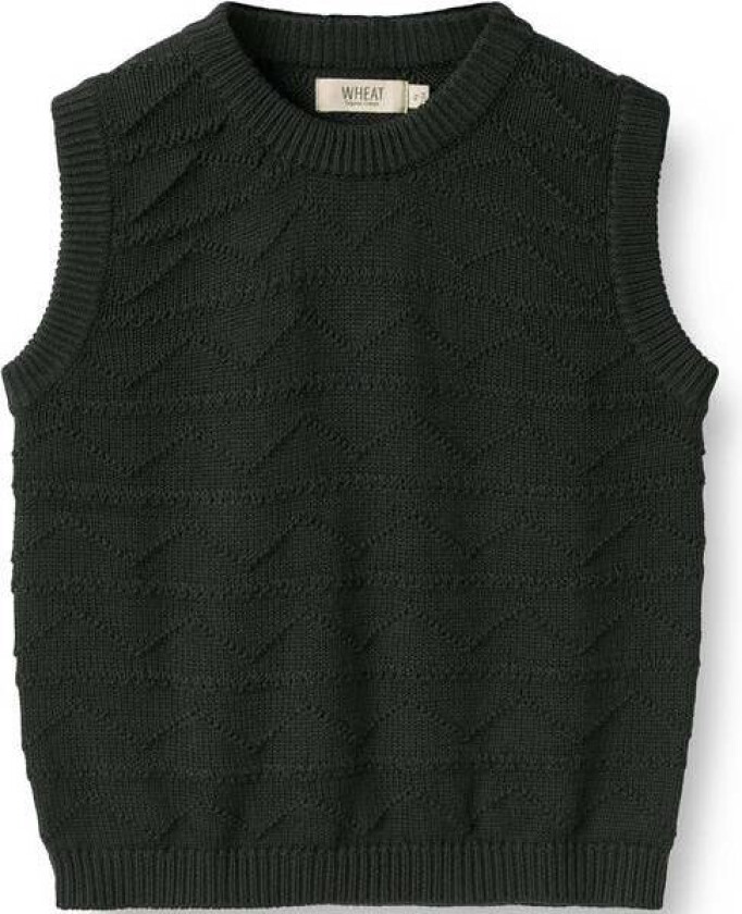 Bobby Strikket Vest Til Barn, Navy