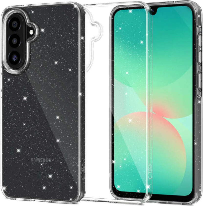 Samsung Galaxy A26 (5G) Tech-Protect FlexAir Deksel - Gjennomsiktig / Glitter