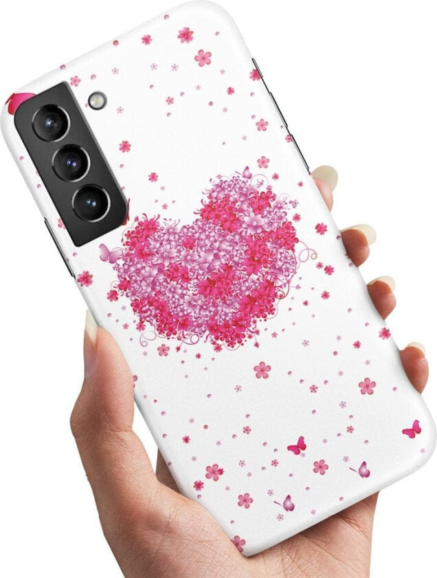Samsung Galaxy S22 - Deksel/Mobildeksel Blomsterhjerte