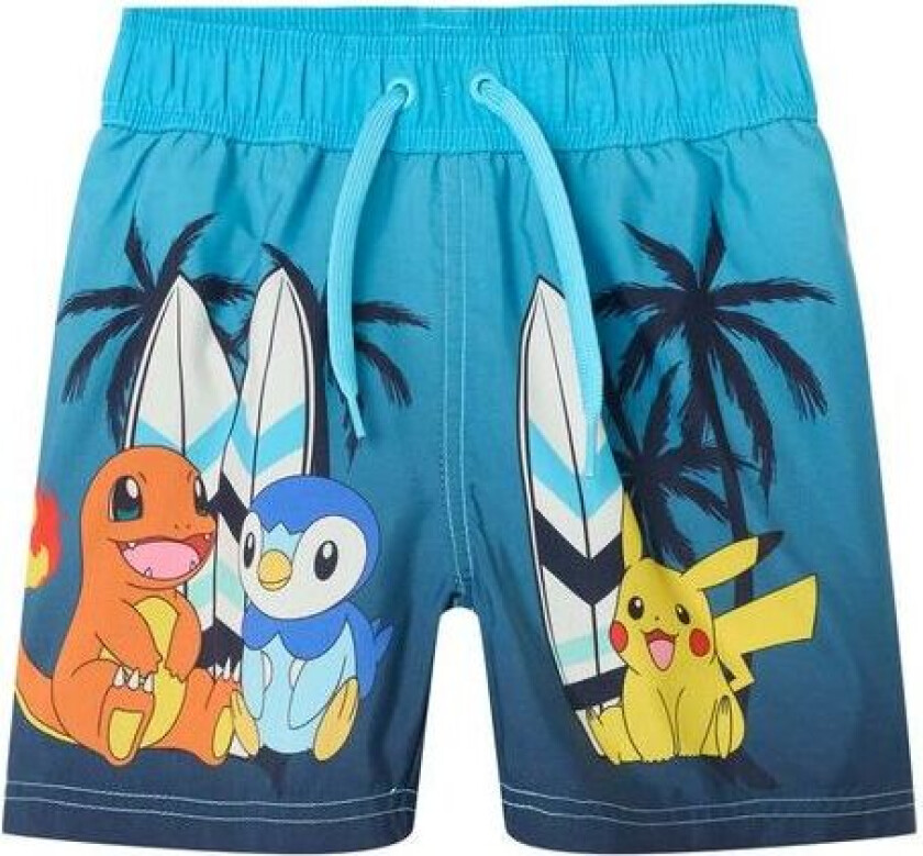 Name It Nmmmccoy Pokemon badeshorts småbarn, Bluefish