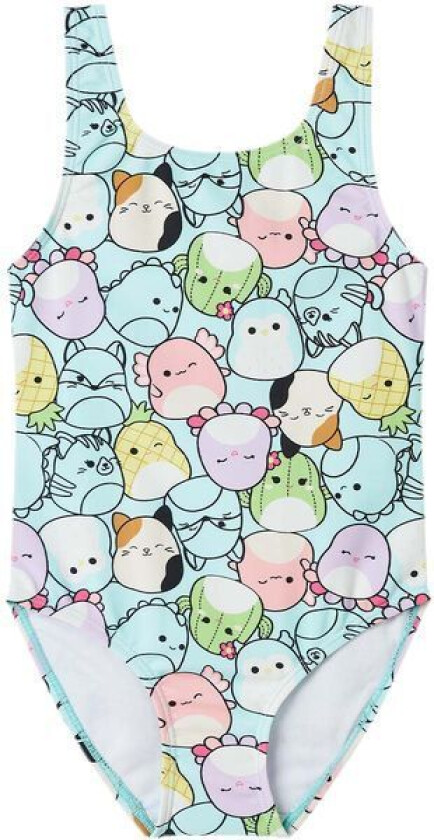 Name It Nkfmumu Squishmallows badedrakt, Blue Tint