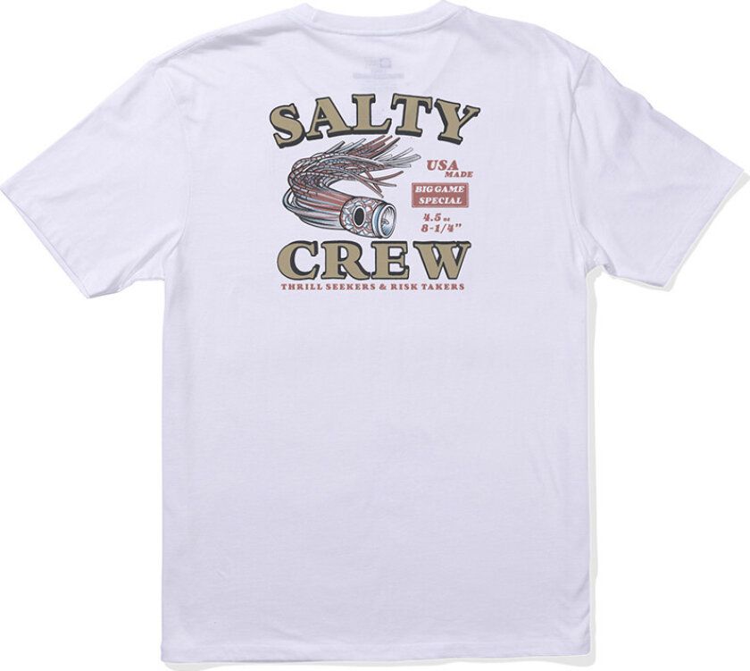 Men's Lured Classic Short Sleeve Tee White