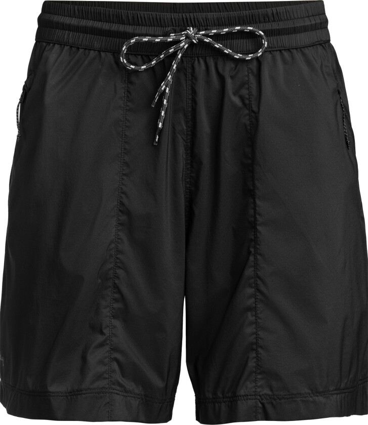 Women's Tived Light Windbreaker Shorts Black