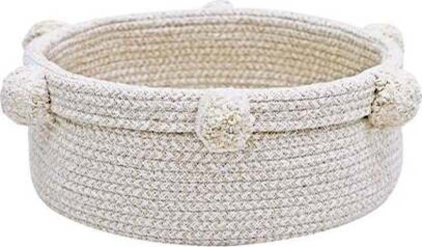 Lorena Canals Kurv Brett, Benhvit - Kurver - Bomull