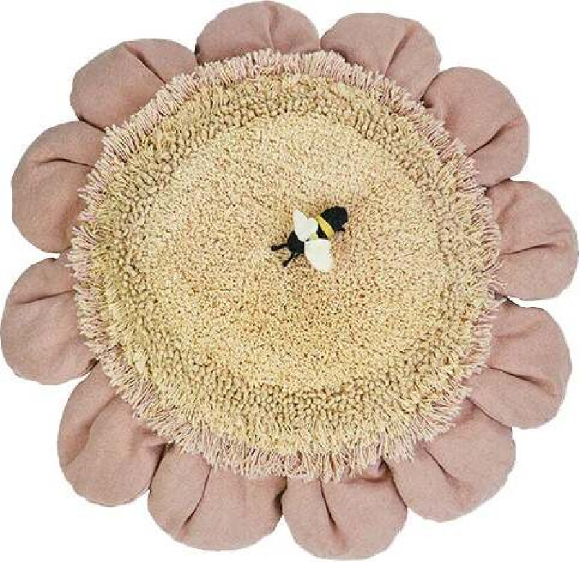 Lorena Canals Gulvpute, Pink Daisy - Tekstiler - 100% Polyester