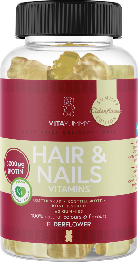 Hair&Nails - Elderflower - 60 pcs
