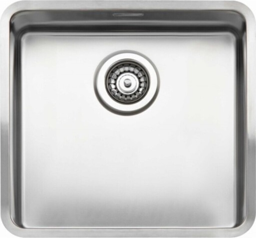 Ohio kjøkkenvask, 44x44 cm, rustfritt stål