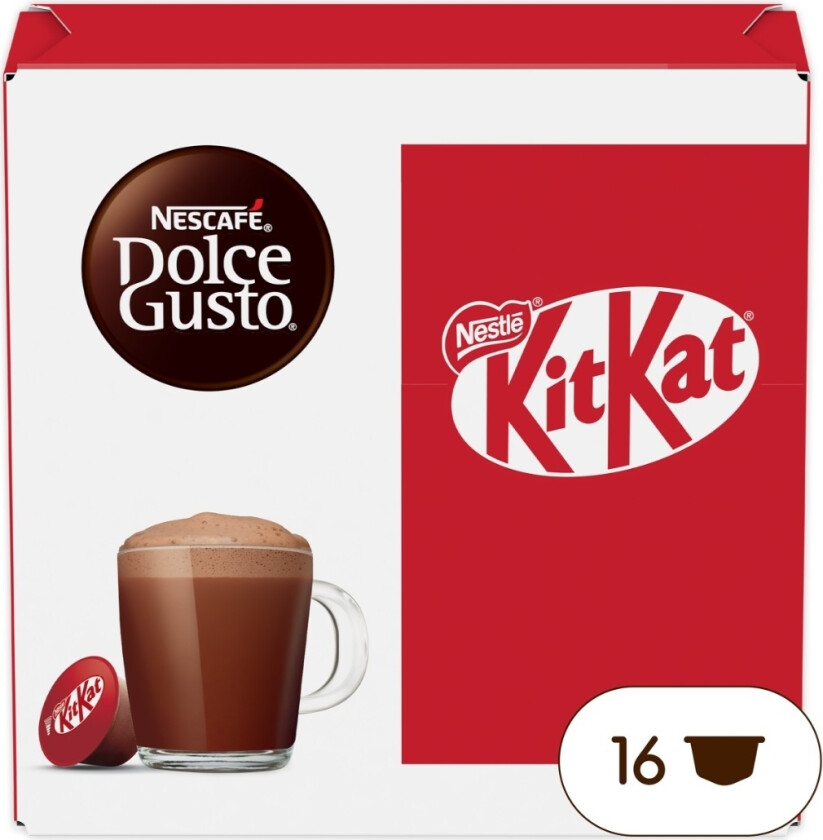 Nescafé Dolce Gusto KitKat kapsler, 16 stk
