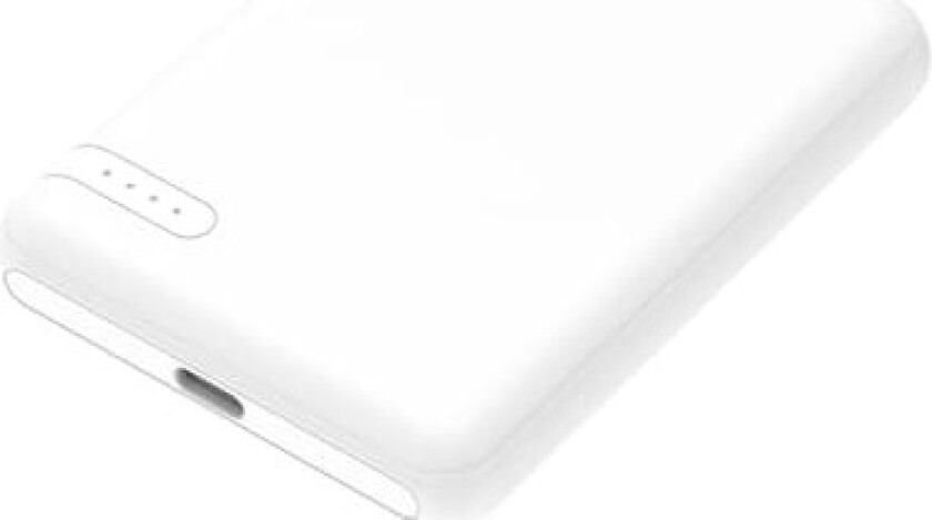 5000mAh Mini powerbank (hvit)