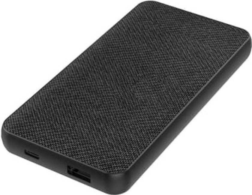 10000mAh powerbank med PD (sort)