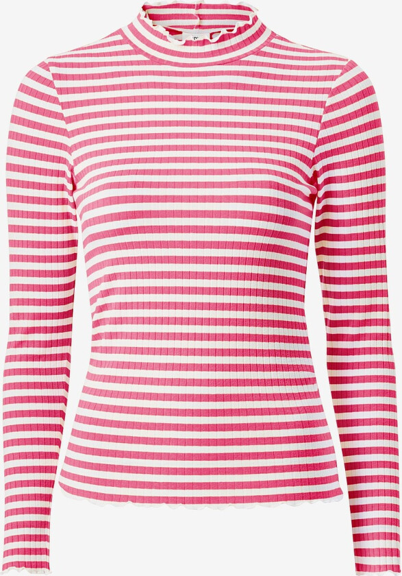 Topp jdyFransiska L/S Stripe Top - Rosa