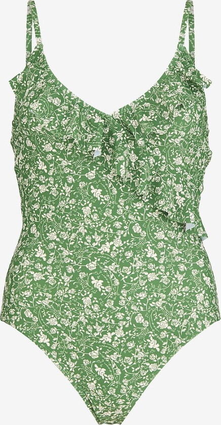 Badedrakt Fleurie Bly Frill Swimsuit - Grønn