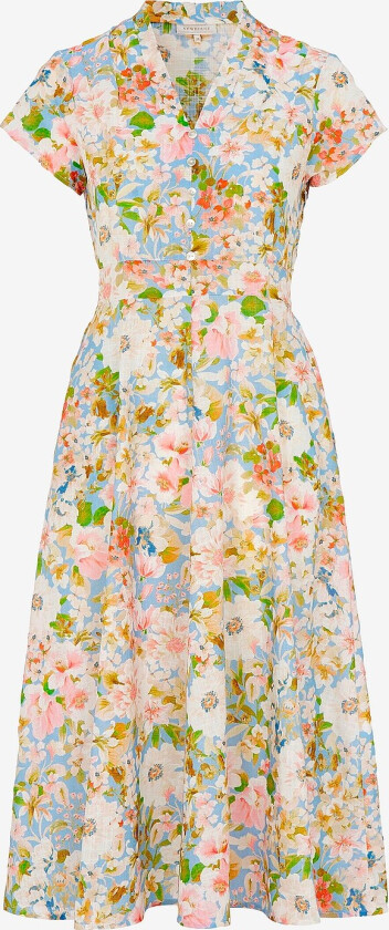 Smockdress Flowerfield - Blå