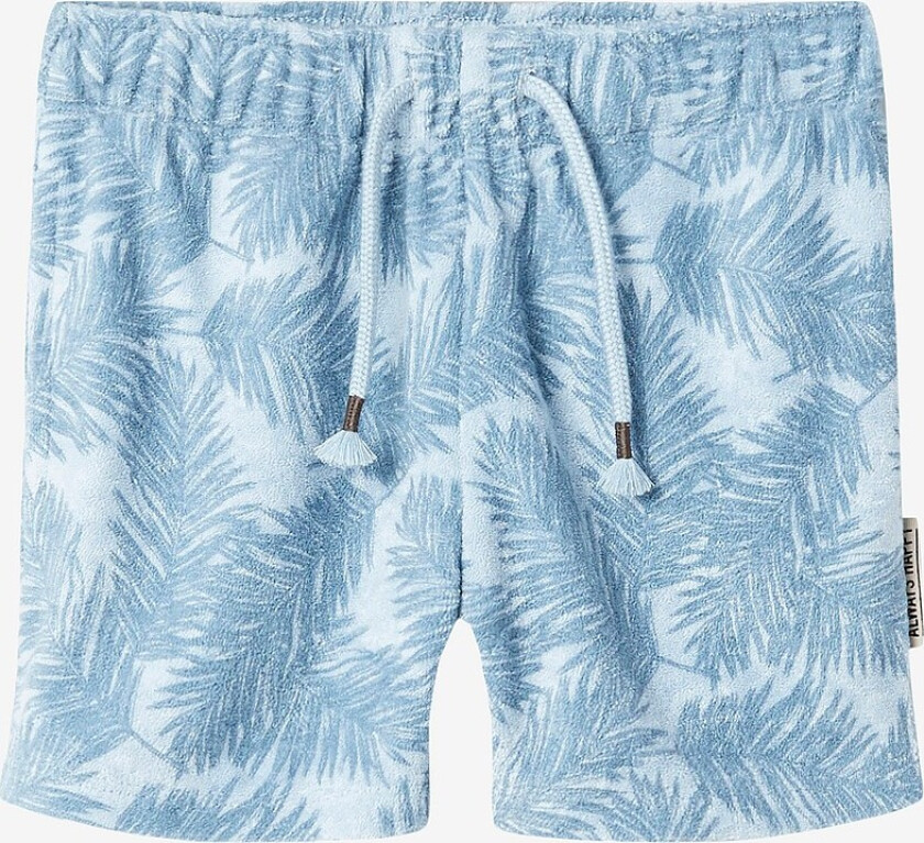 Frottéshorts nmmFrede Nreg Terry Shorts Box - Blå