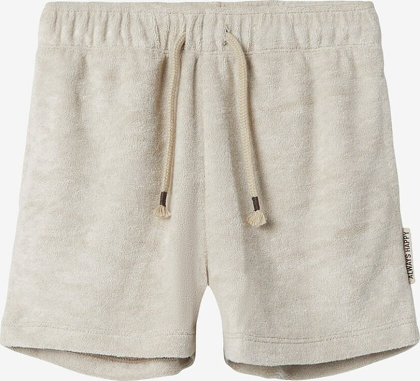 Frottéshorts nmmFrede Nreg Terry Shorts Box - Beige