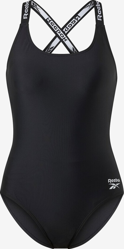 Badedrakt Womens Reebok Swimsu - Svart