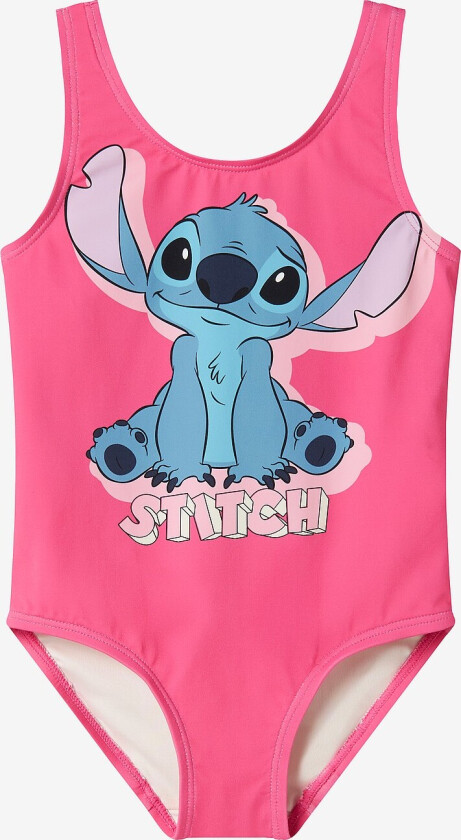 Badedrakt nmfModina Stitch Swimsuit Wdi - Rød