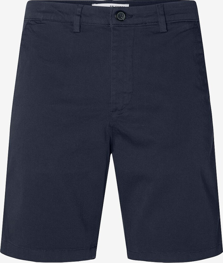 Chinoshorts slhSlim-Miles Flex Shorts - Blå