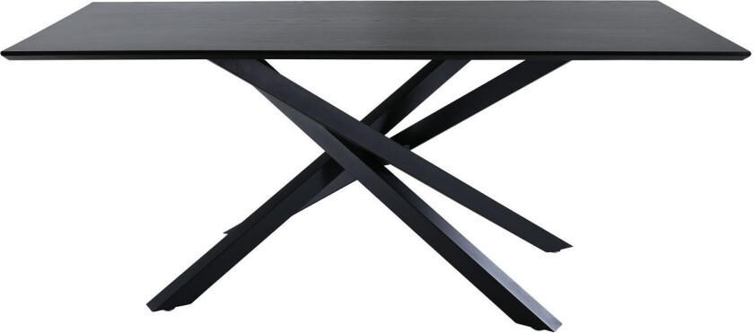 Piazza spisebord 90x190cm svart.