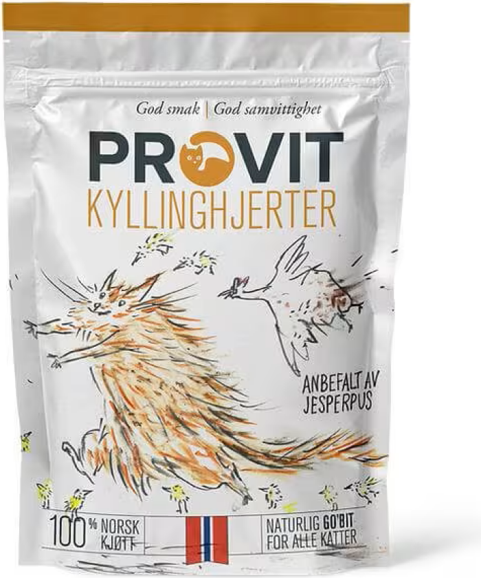 PROVIT Frysetørket Kyllinghjerter 40g