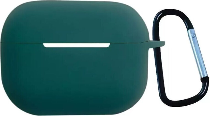 Apple Airpods Pro 2nd Gen (2022) Silikondeksel med Karabinkrok - Grønn