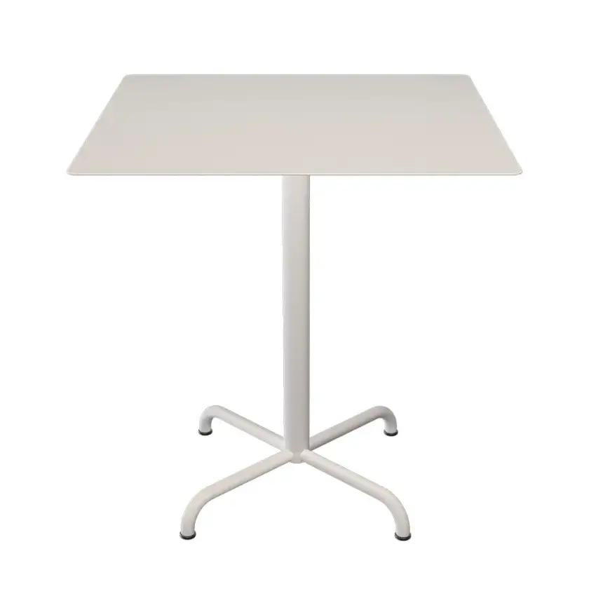 PICO Sofabord 70x70 cm, understell 4 ben Muted white