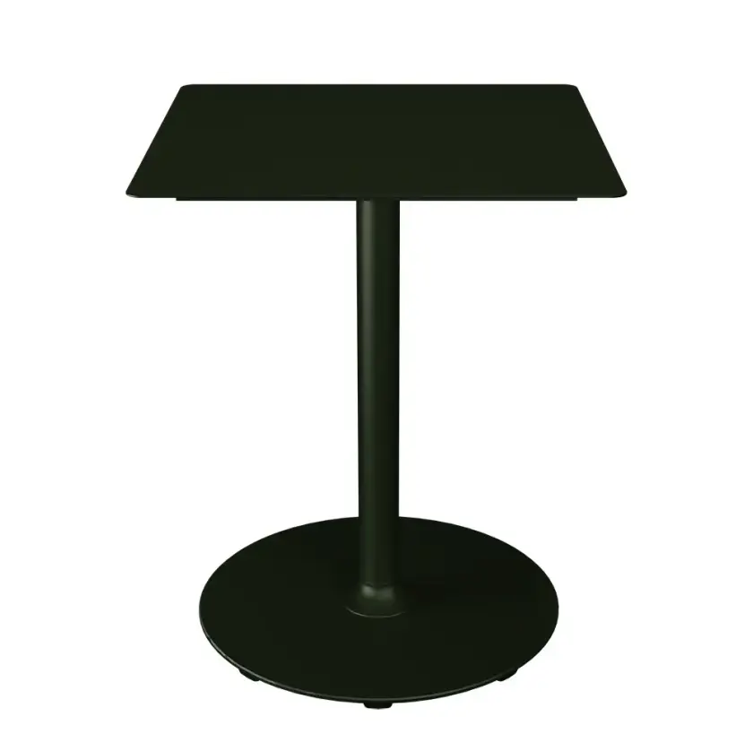 PICO Sofabord 60x60 cm, rund sokkel Olive green