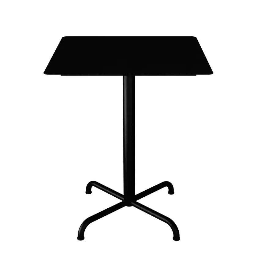 PICO Cafébord 60x60 cm, understell 4 ben svart