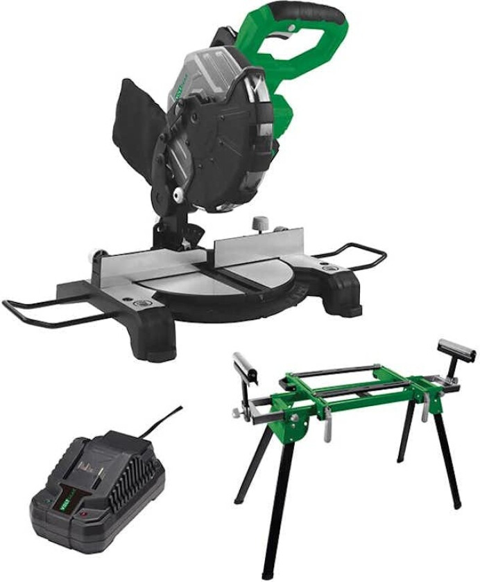 Kapp- og Gjærsag Voltgear 20V Børsteløs Batteri 4Ah Lader og Bord