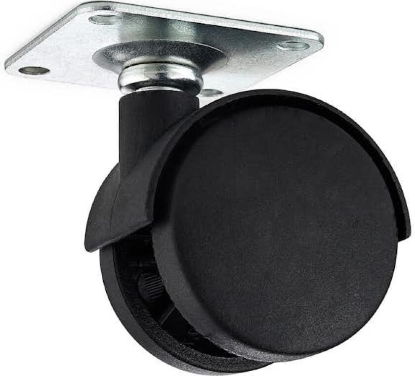 Bilde av Habo 1440 møbelhjul Svingbart møbelhjul med festeplate.