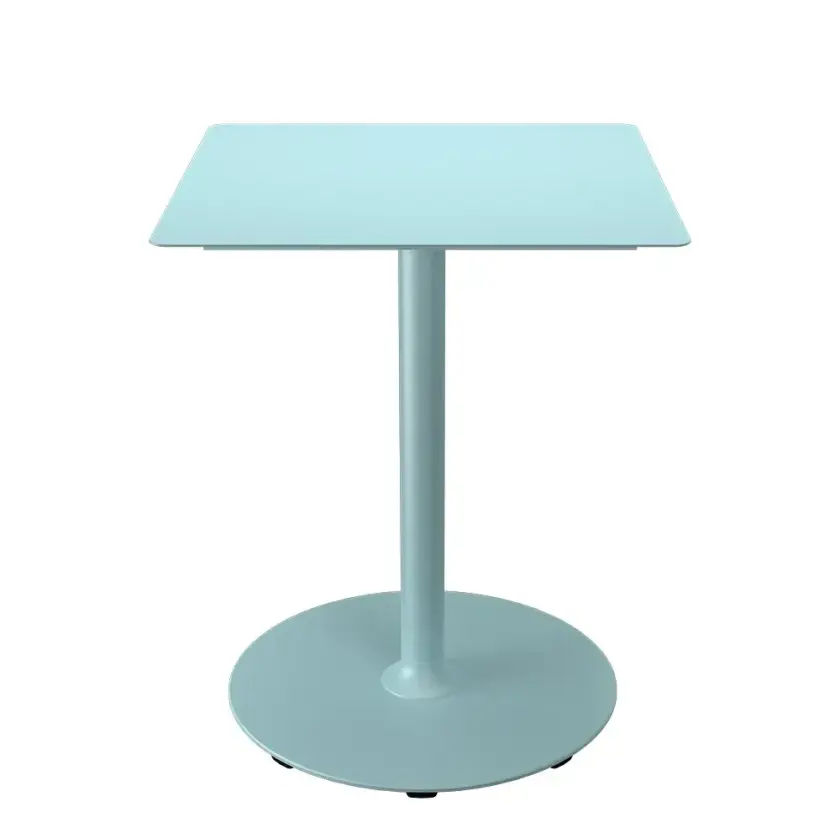 PICO Sofabord 60x60 cm, rund sokkel Ice Blue