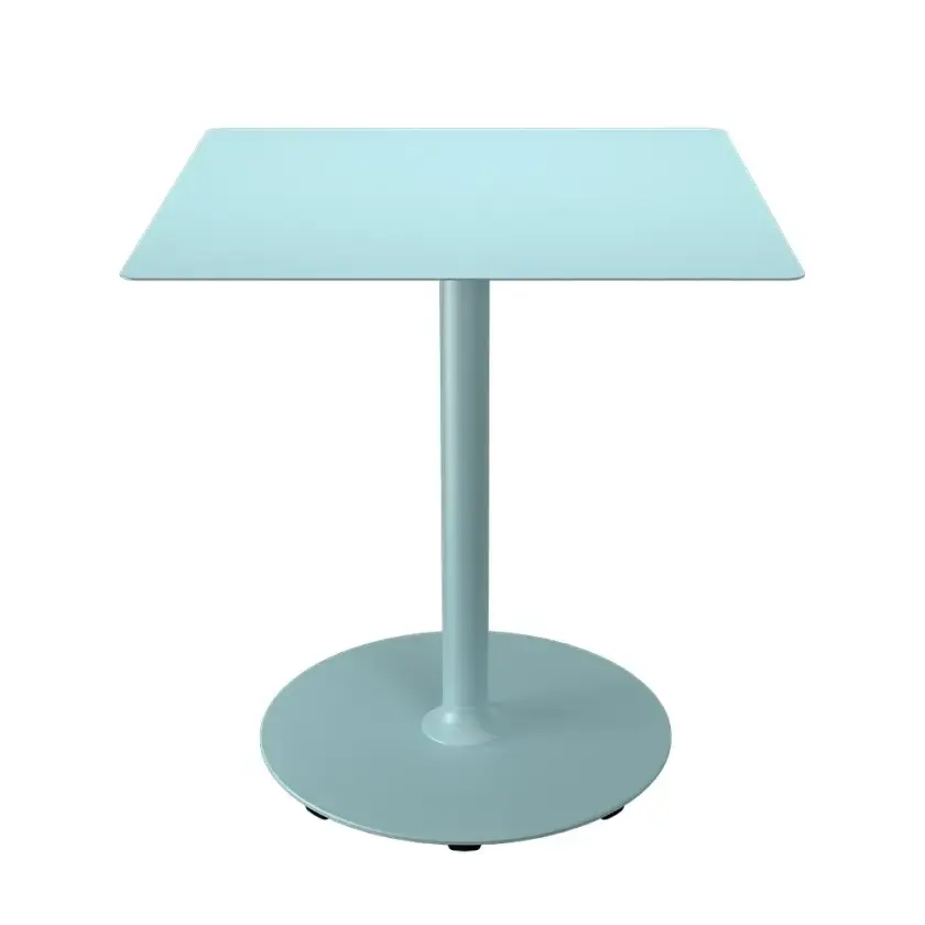 PICO Sofabord 70x70 cm, rund sokkel Ice Blue
