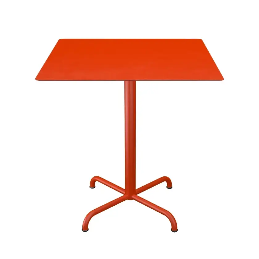 PICO Sofabord 70x70 cm, understell 4 ben Cayenne