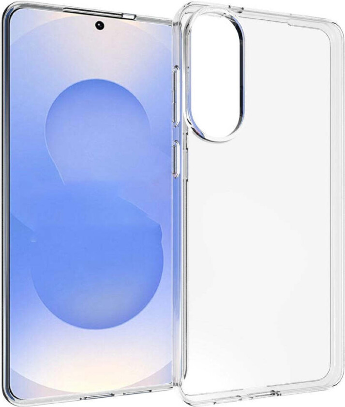 Samsung Galaxy S25 Edge Fleksibelt Plast Deksel - Gjennomsiktig