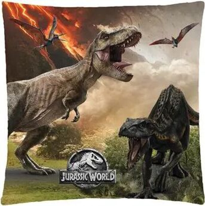 Pyntepute barn - 40x40 cm - Jurassic world - Deilig pyntepute til barnerommet