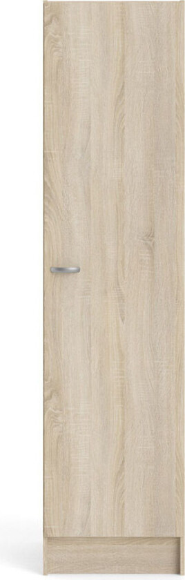 Fox garderobeskap 1 dør eik struktur dekor .