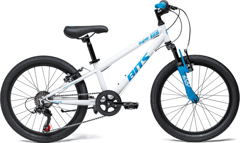 Super 20 WHITE/CYAN 25, barnesykkel White/Cyan