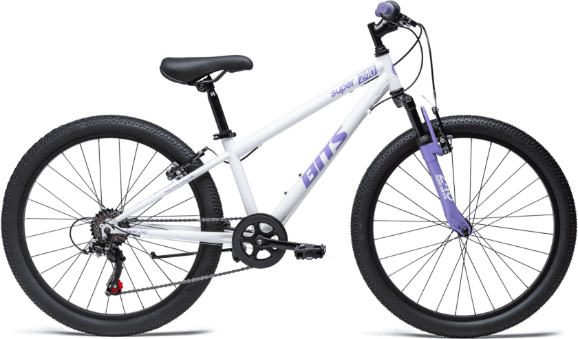 Super 24 WHITE/VIOLET 25, terrengsykkel, junior White/Violet