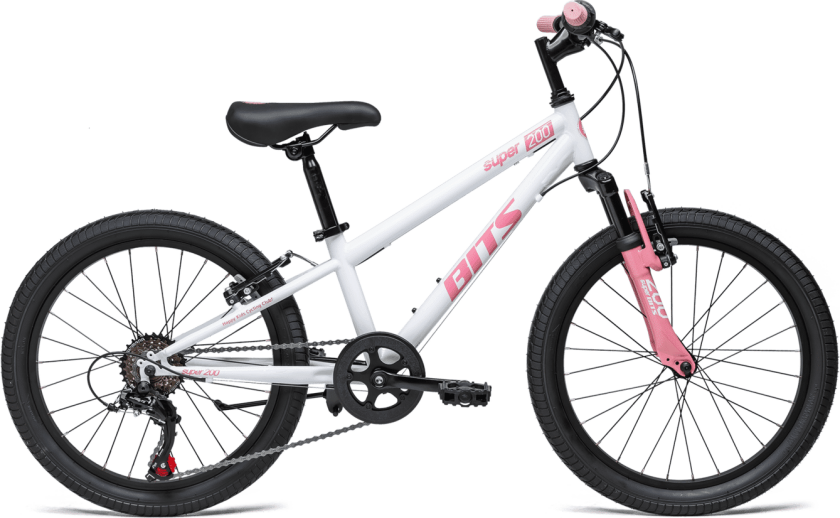Super 20 WHITE/PINK 25, barnesykkel White/Pink