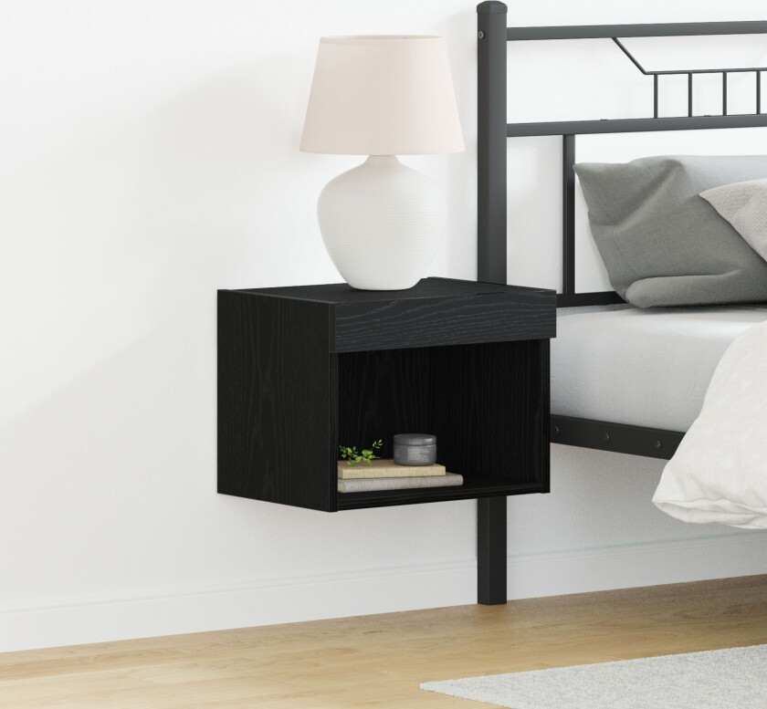 TV-skap Svart eik Konstruert tre Liten Oppbevaring