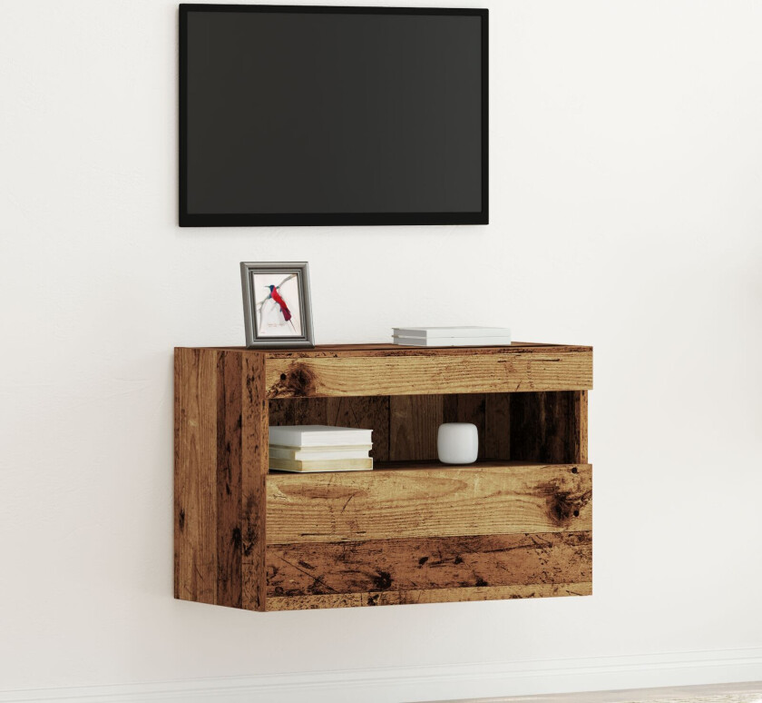 TV Veggskap Gammelt Tre Tre Standard Rustikk TV Stativ