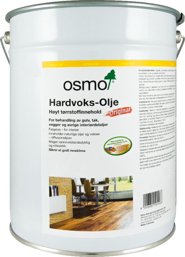 Hardvoksolje Original 3032 Silkematt 10l