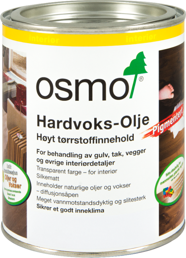 Hardvoksolje Pigmentert 3041 Naturell Matt 0,75l