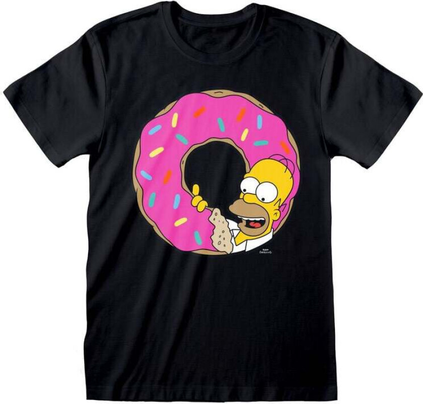 T-skjorte - Donut - S til XXL - Unisex - svart