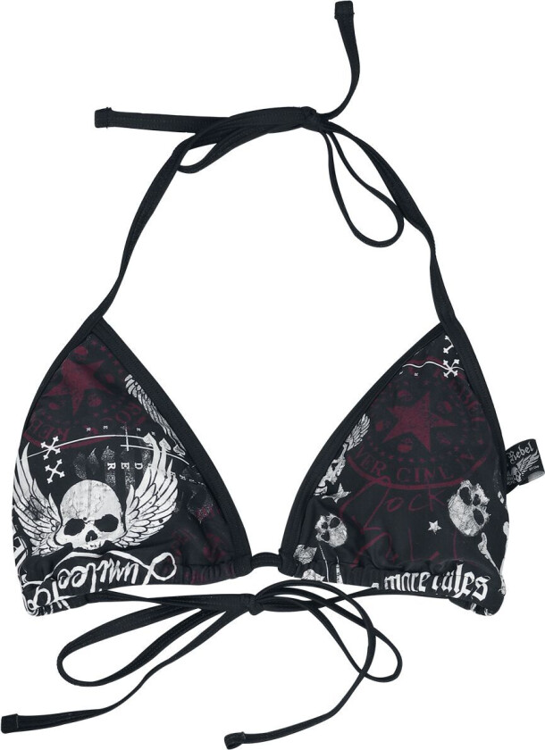 Bikinitopp - S til XXL - Damer - svart