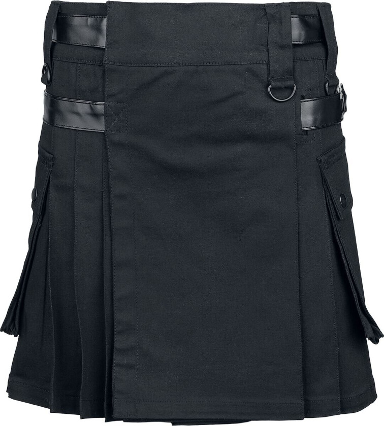 Goth Kort skjørt - S til XXL - Damer - svart
