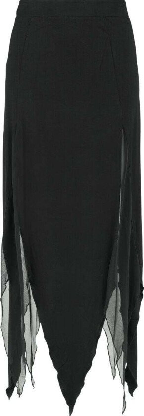 Goth Middellangt skjørt - The Grimmer The Better Midi Skirt - XS til 4XL - Damer - svart
